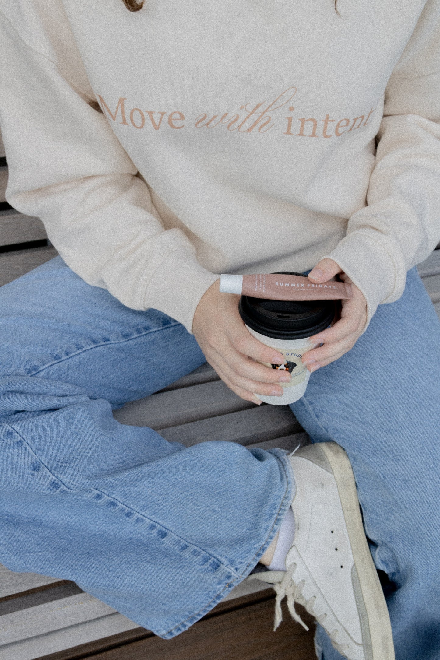 Move with intention crewneck 💫