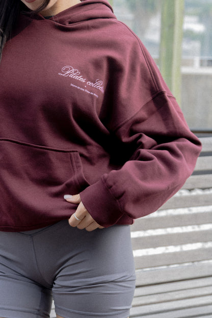 Burgundy Pilates Collective Hoodie 🍷