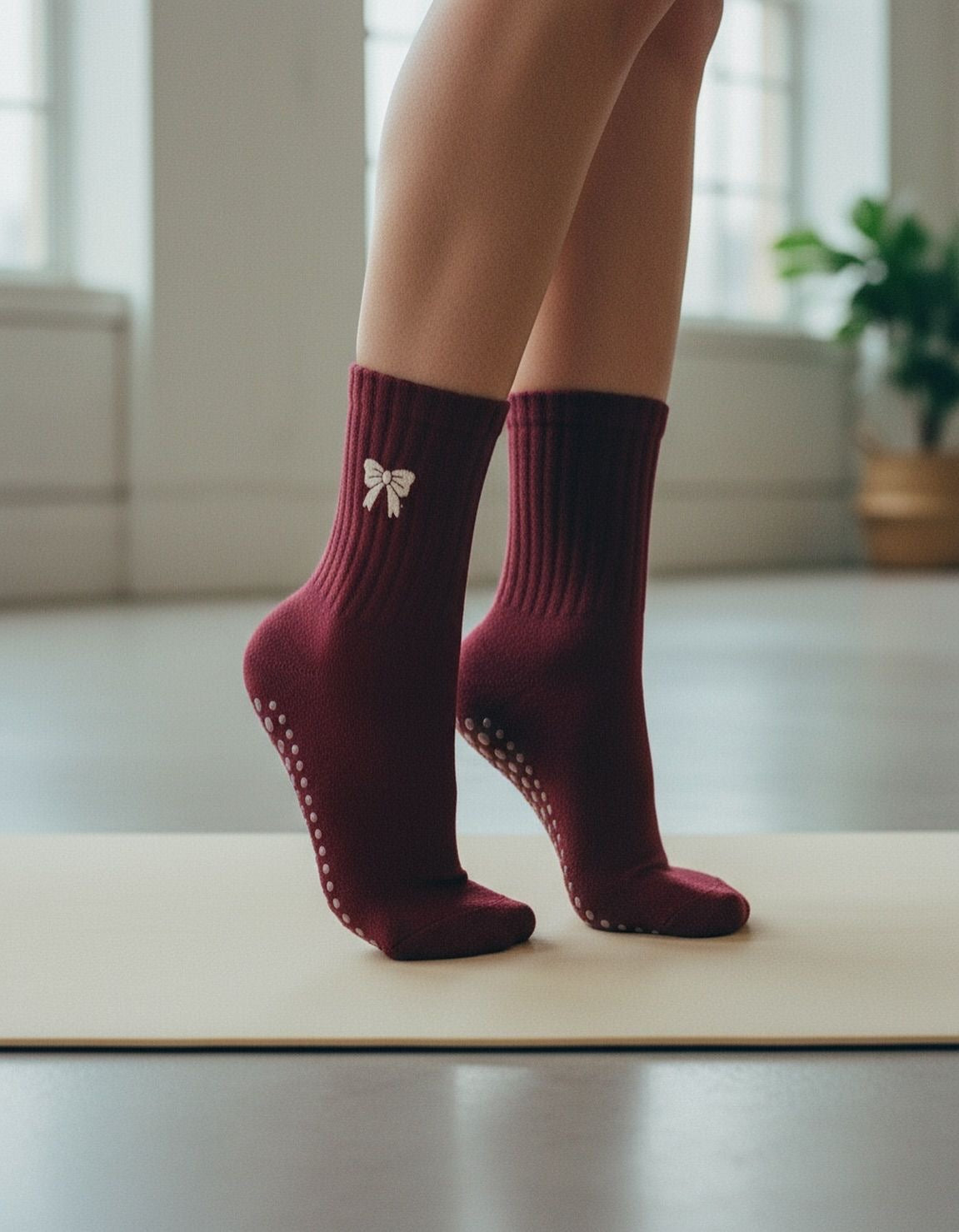 Xmas szn grip socks 🎀