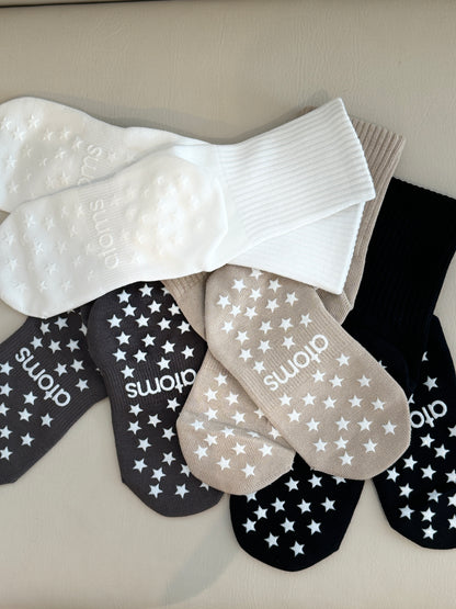 Grip Socks Neutral Colors